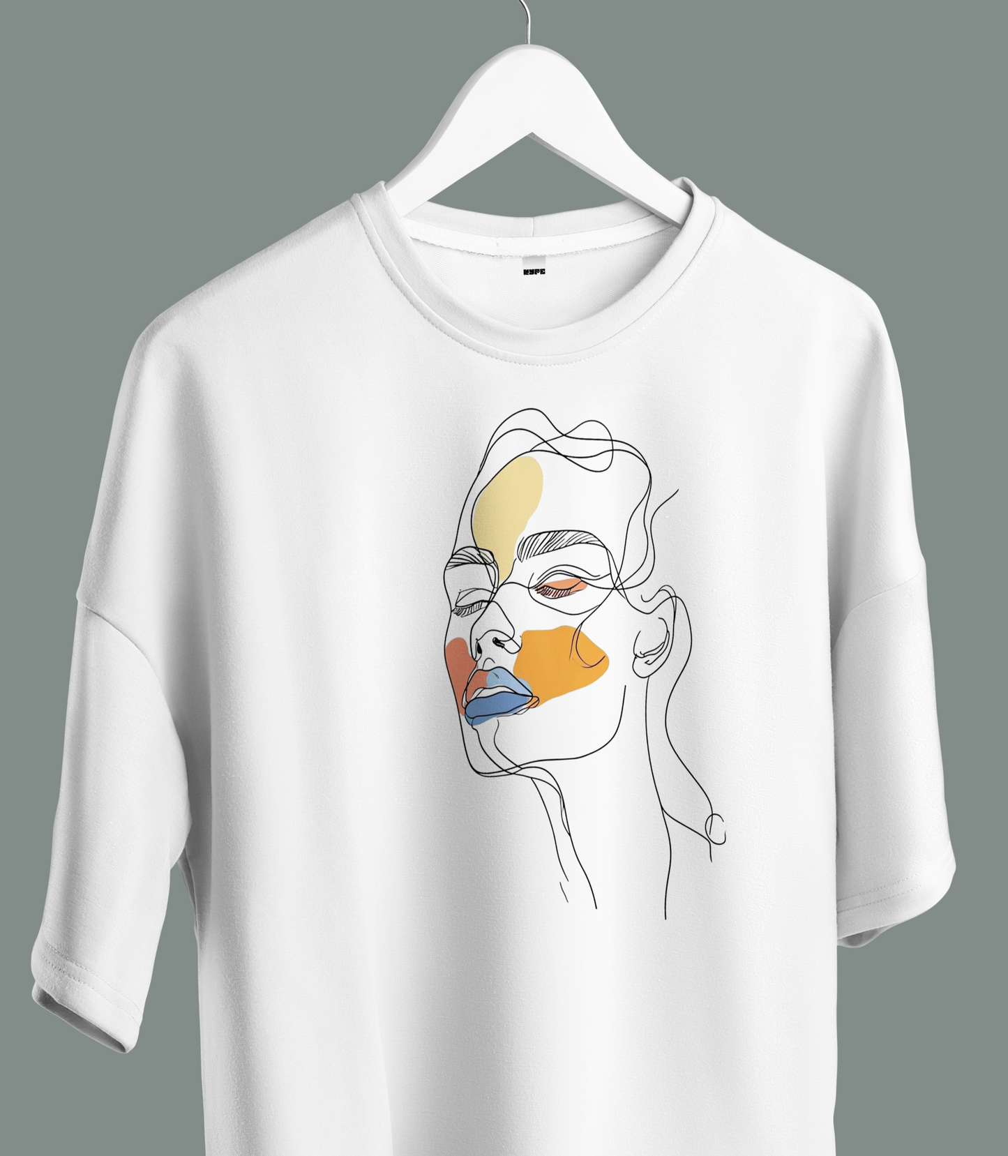 Abstract woman #1 graphic oversized T-shirt