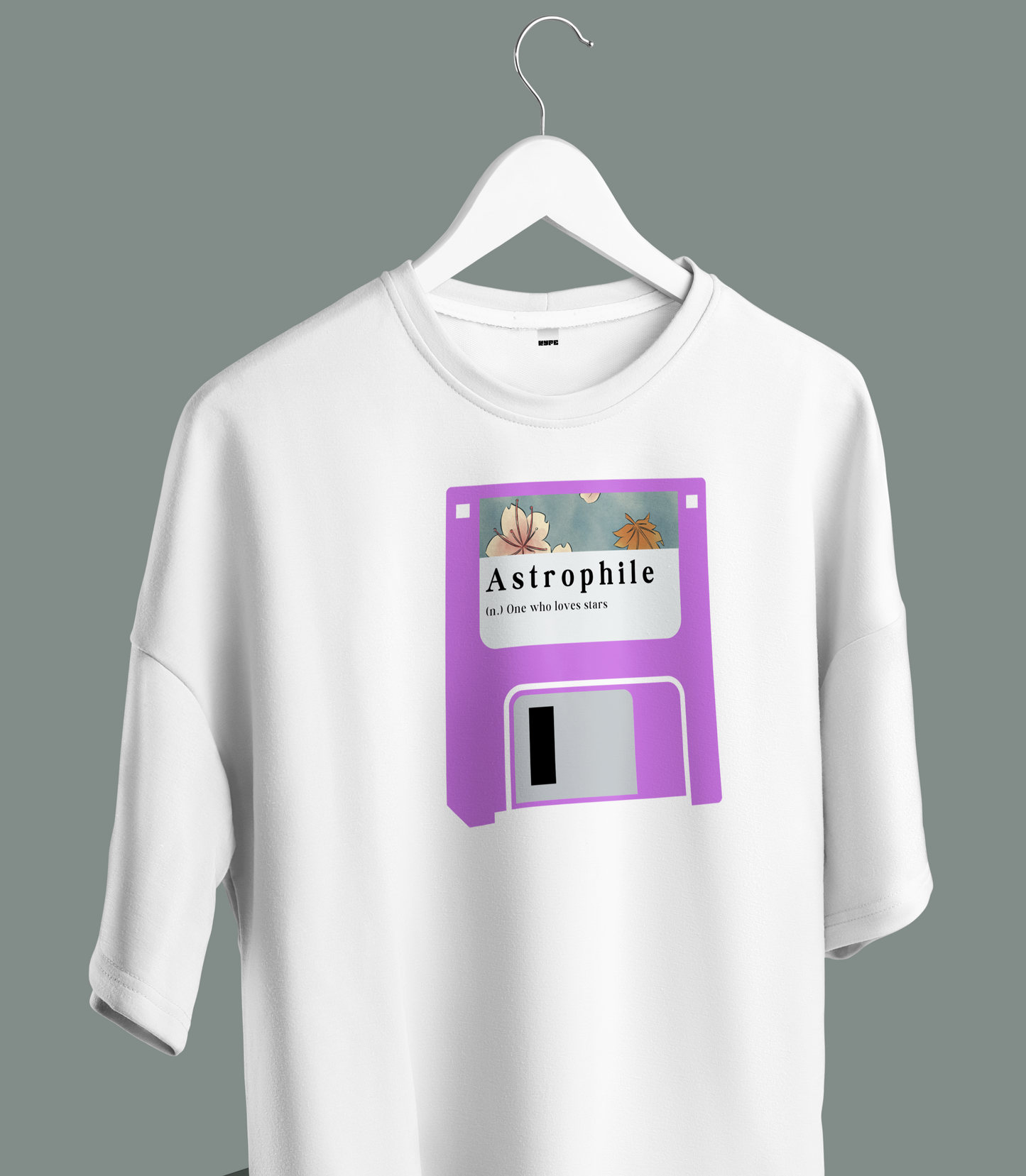 Unisex - Astrophile graphic oversized T-shirt