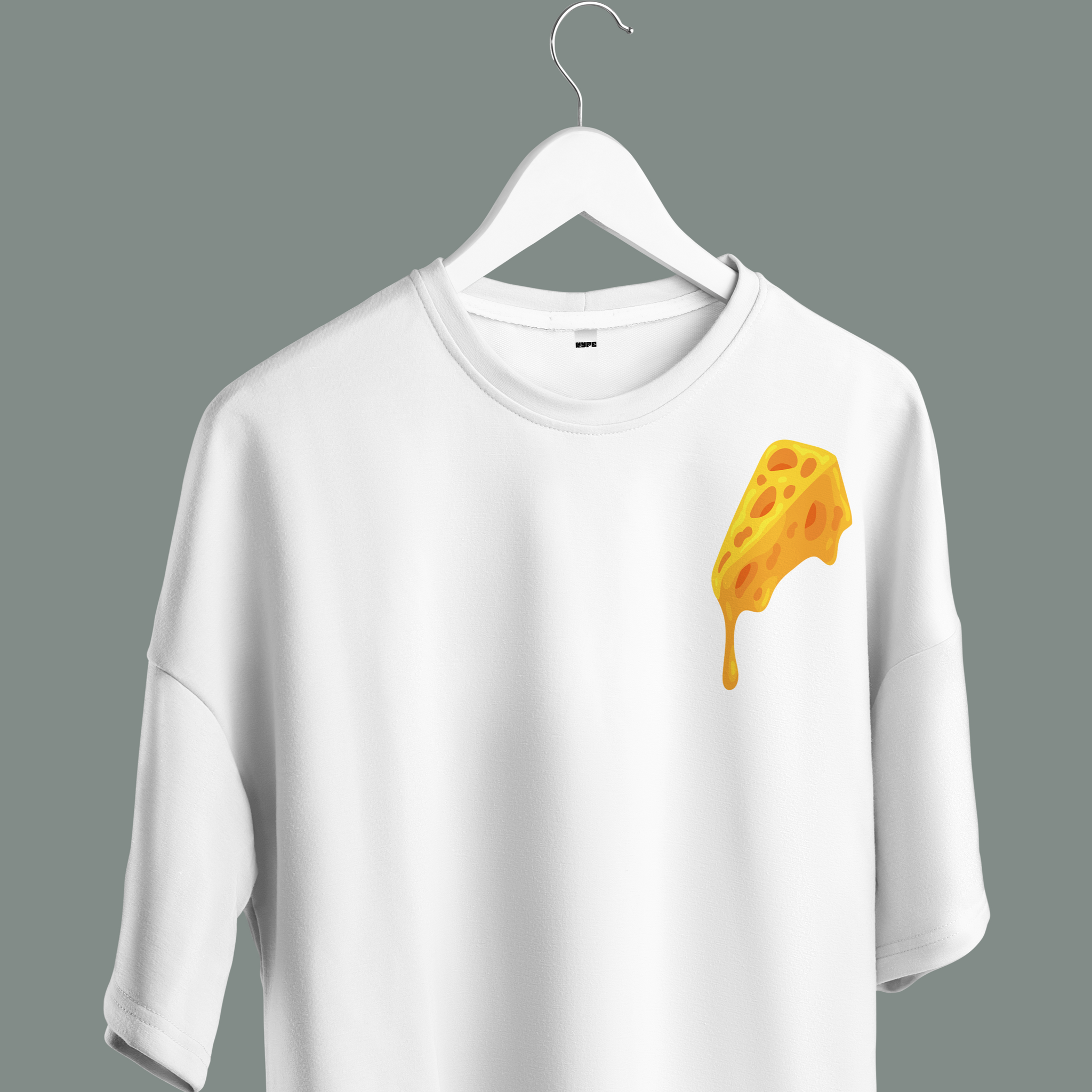 Unisex - Say cheese graphic oversized T-shirt