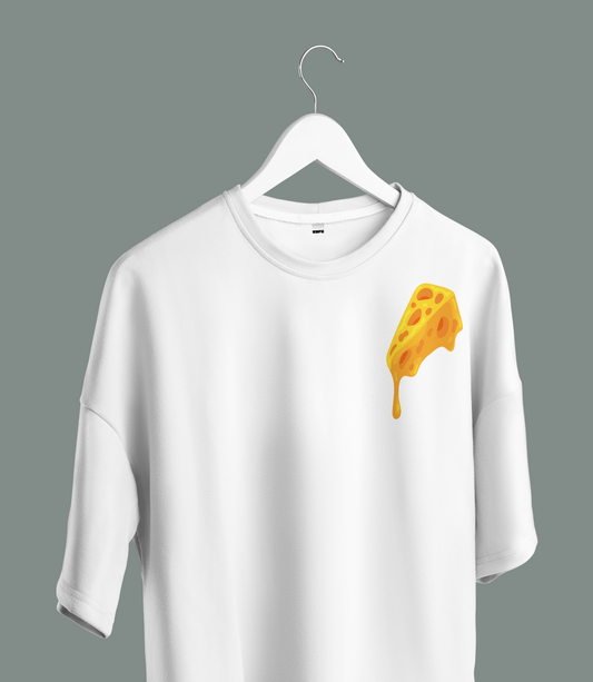 Unisex - Say cheese graphic oversized T-shirt