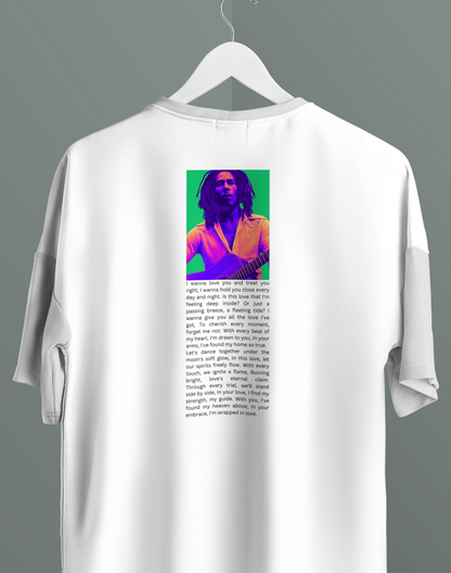 Unisex - Bob Marley graphic oversized T-shirt