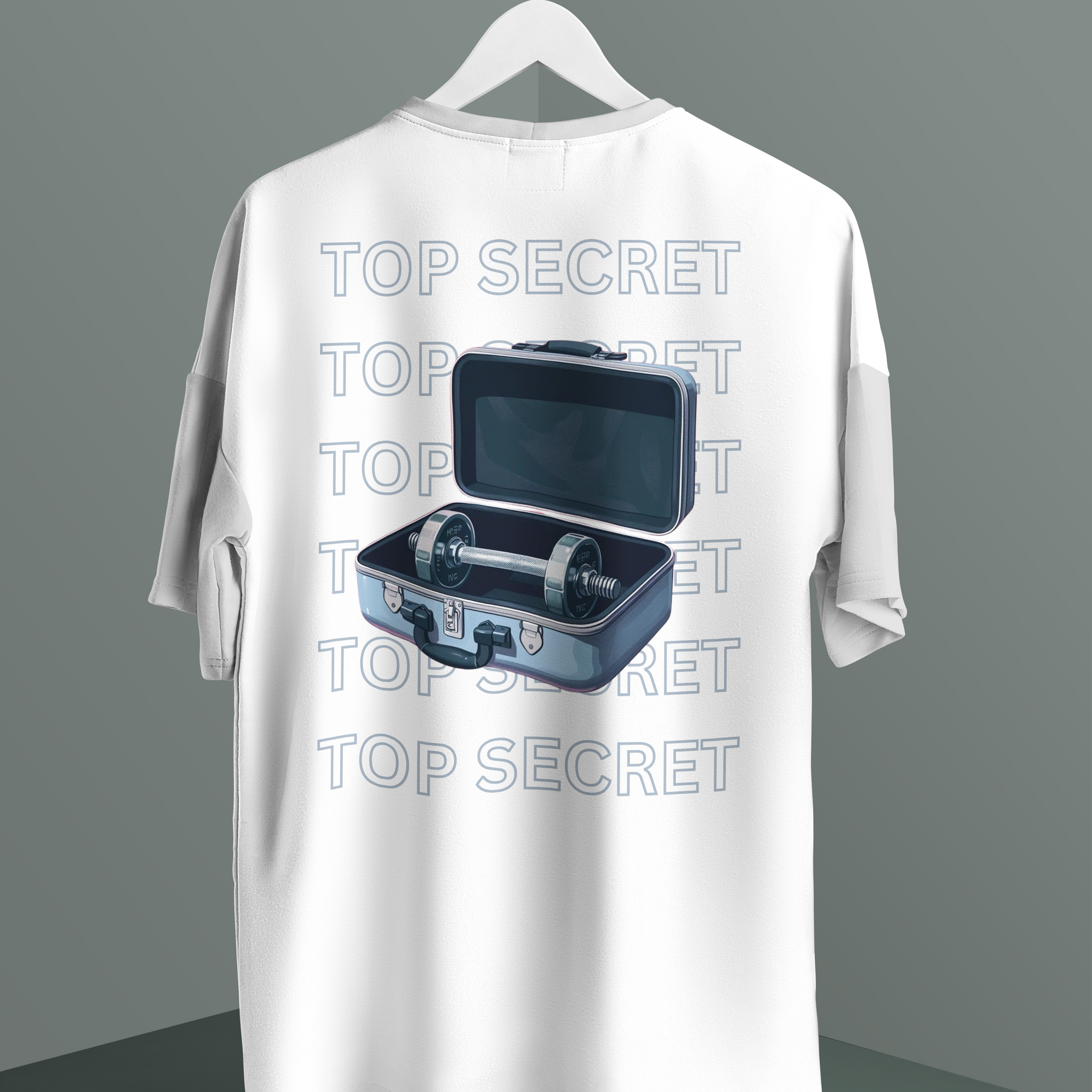 Unisex - Top secret graphic oversized T-shirt