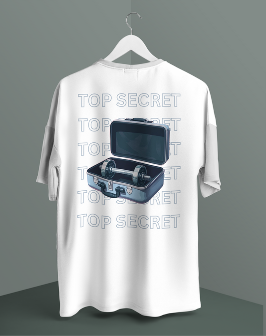 Unisex - Top secret graphic oversized T-shirt