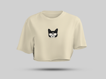 Cat crop top