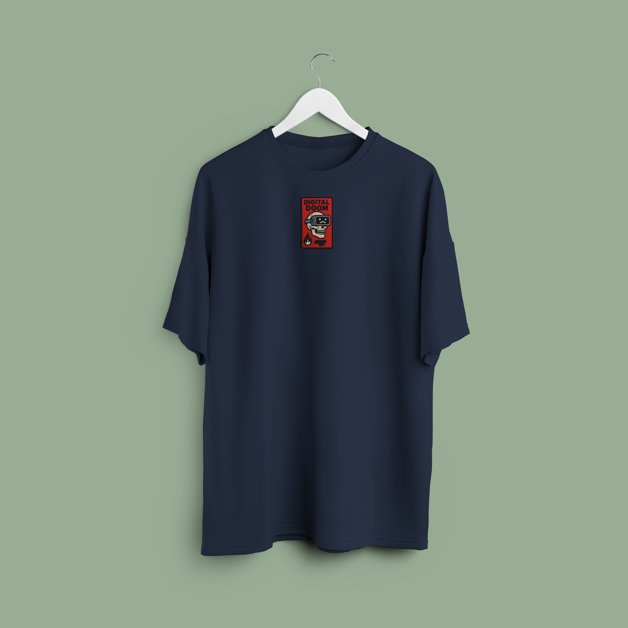 Digital Doom - Head Space - Unisex oversized T-shirt