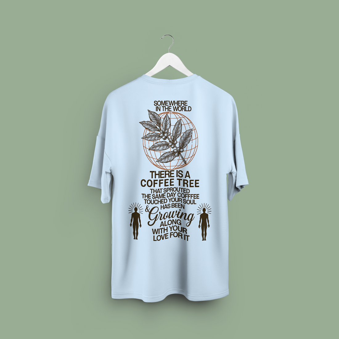 Coffee tree - Kype Coffee - Unisex oversized T-shirt
