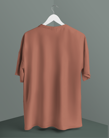 Solid Coral oversized T-shirt