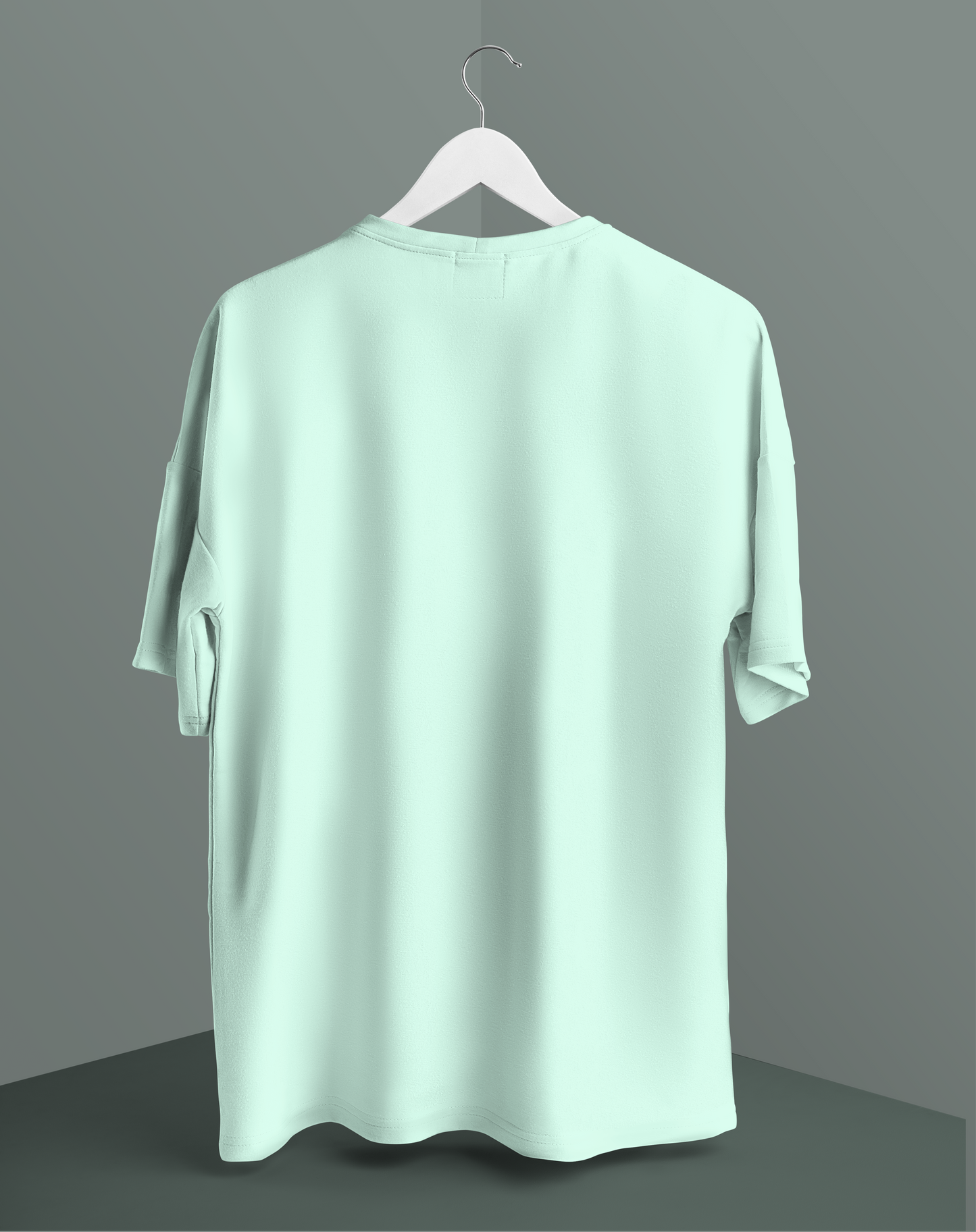 Solid Mint Green oversized T-shirt