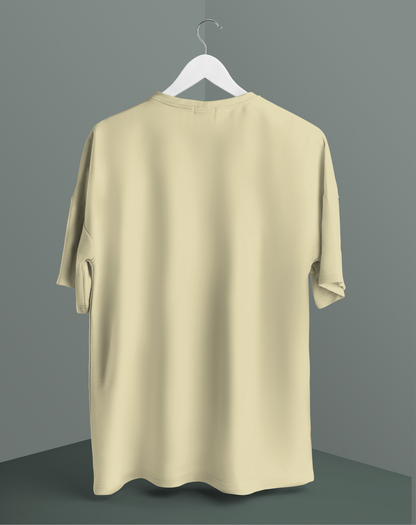 Solid Beige oversized T-shirt