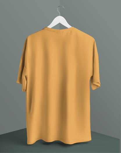 Solid Golden Yellow oversized T-shirt