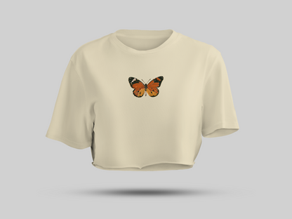 Butterfly crop top