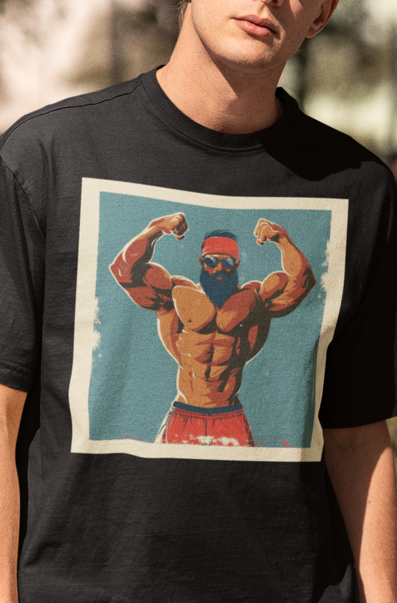 Unisex - Biceps graphic oversized T-shirt