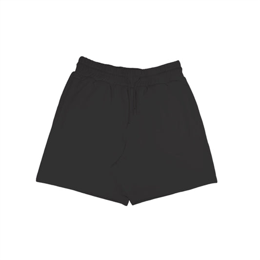 Black Cotton Terry shorts