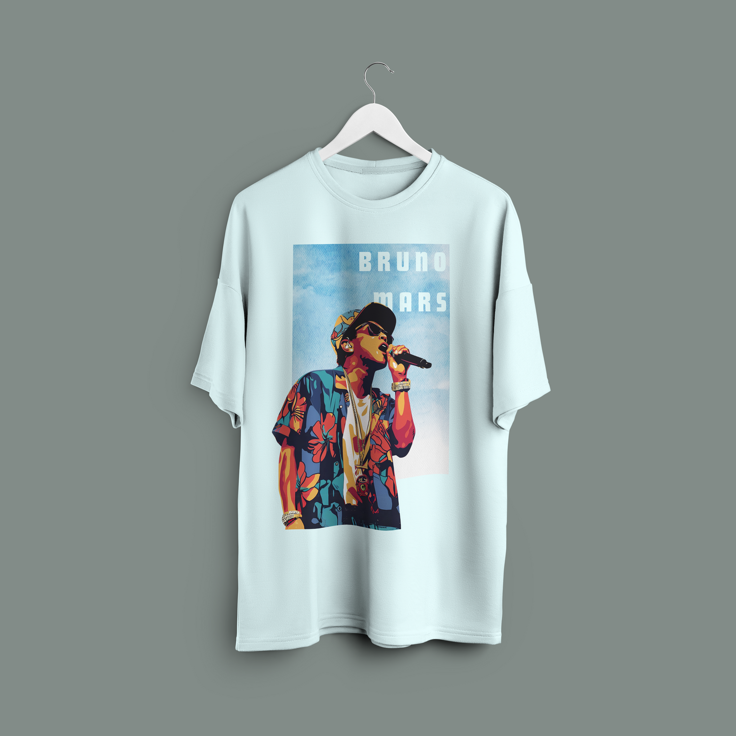 Unisex Bruno Mars oversized T-shirt