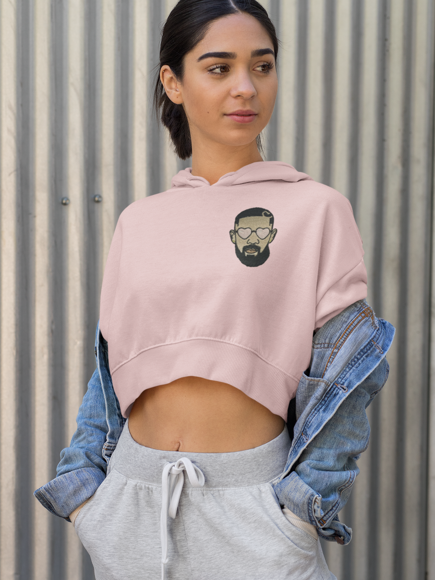 Drake crop hoodie