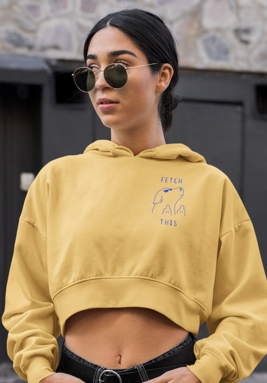 Fetch this crop hoodie