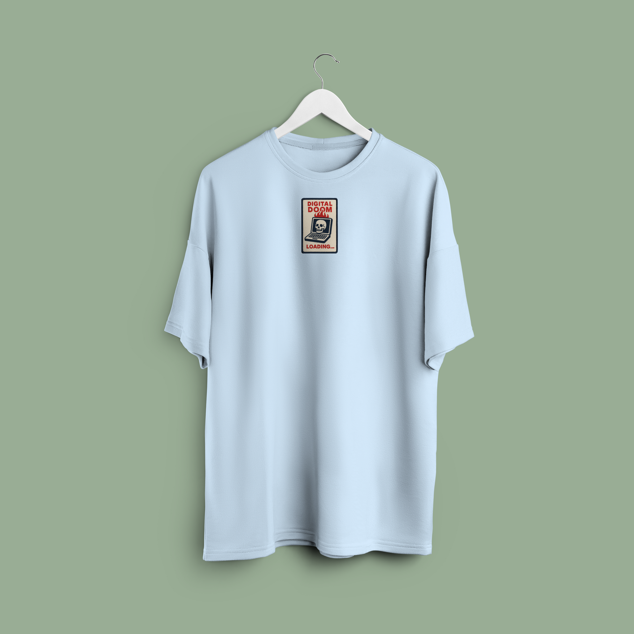 Digital Doom 2 - Head Space - Unisex oversized T-shirt