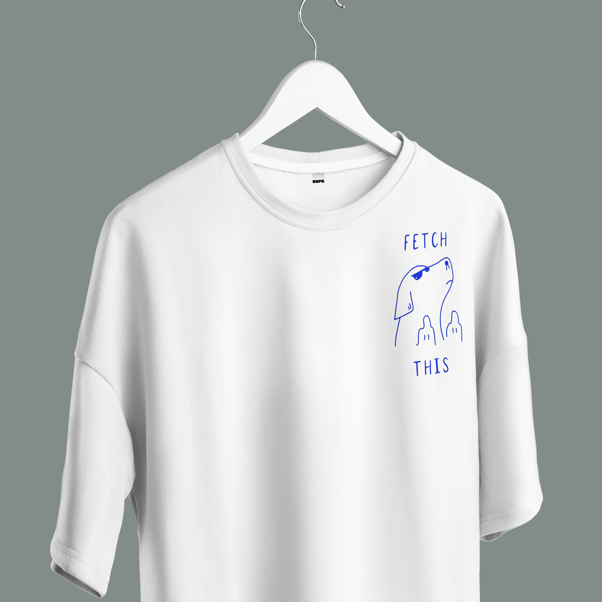 Unisex - Fetch this graphic oversized T-shirt