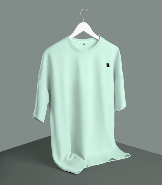 Solid Mint Green oversized T-shirt