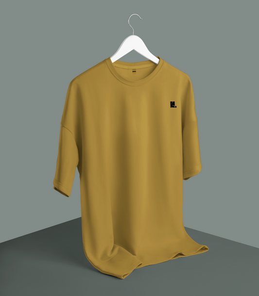 Solid Mustard oversized T-shirt