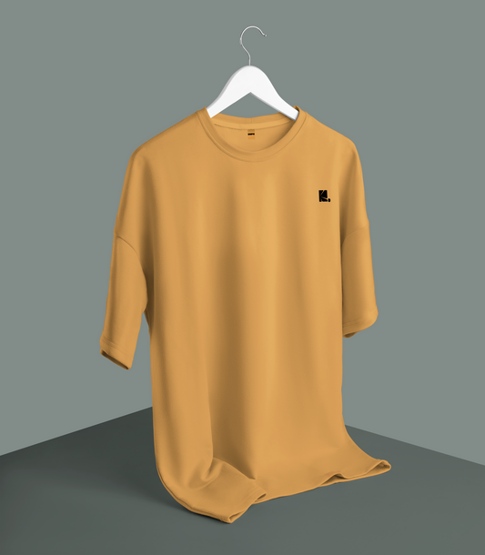 Solid Golden Yellow oversized T-shirt