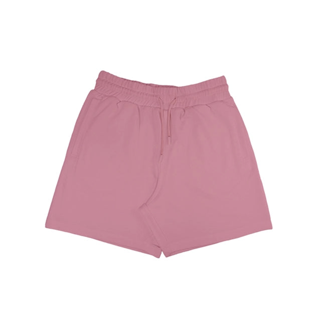 Flamingo Pink Cotton Terry shorts