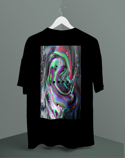 Unisex Floating - Glitch edition #1  graphic oversized T-shirt