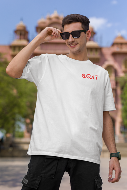 Unisex - Goat graphic oversized T-shirt