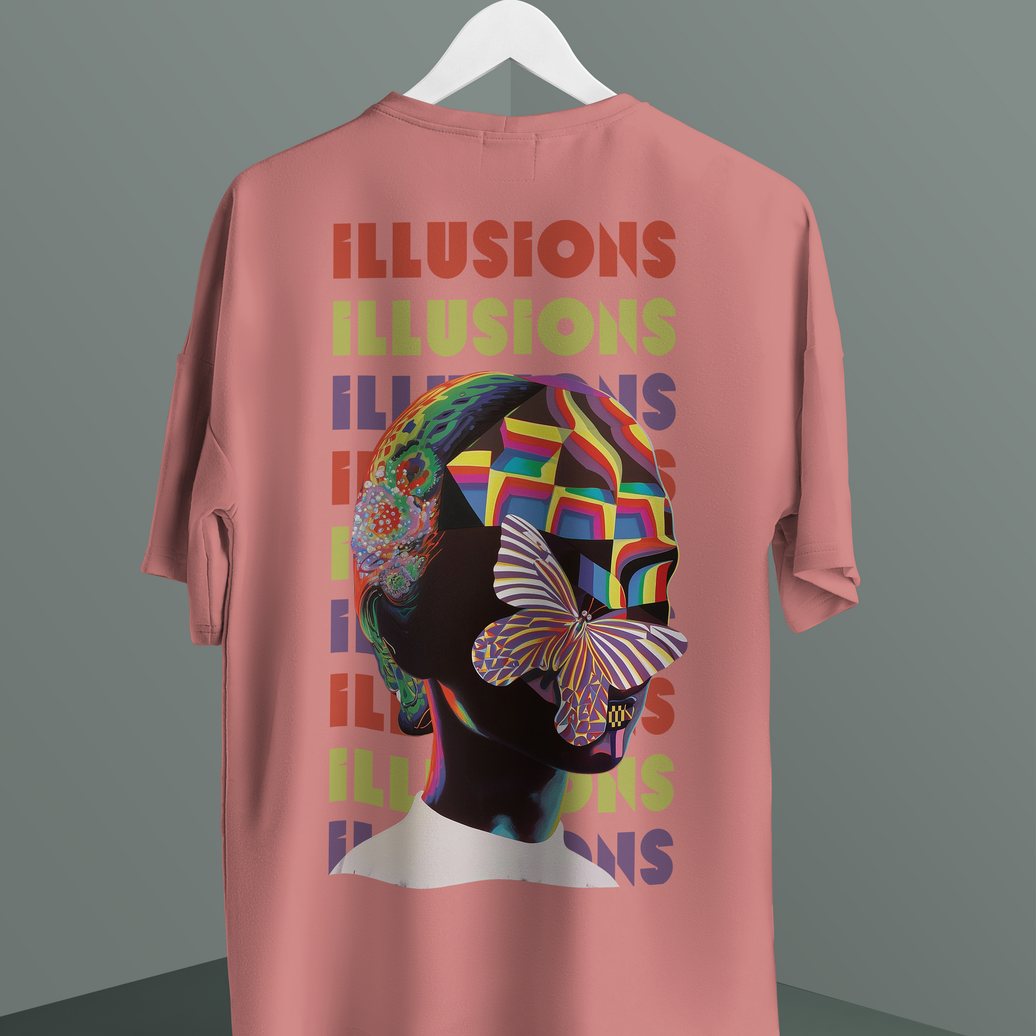 Unisex - Illusion Oversized T-shirt