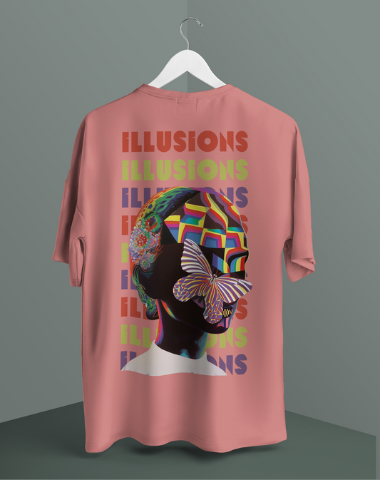 Unisex - Illusion Oversized T-shirt