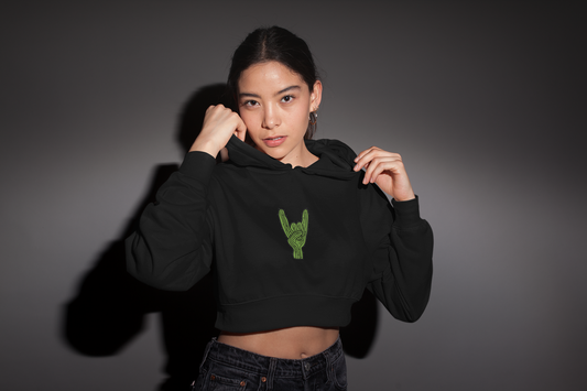 Cactus crop hoodie