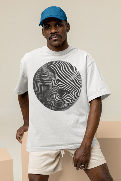 Unisex - Spiral #1  graphic oversized T-shirt