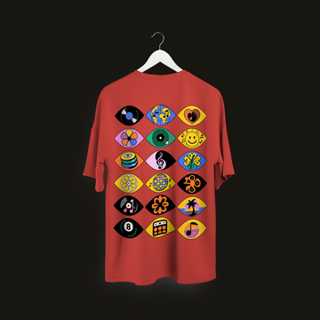 Vinyl Eye — Kype Music Collection | Unisex Oversized T-Shirt