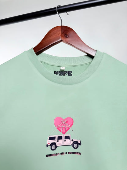 Bummer On a Hummer - Kype Valentine - Unixex oversized T-shirt  