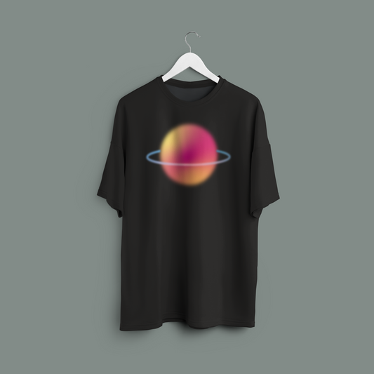 Unisex AURA Edition - Planets #2 oversized T-shirt