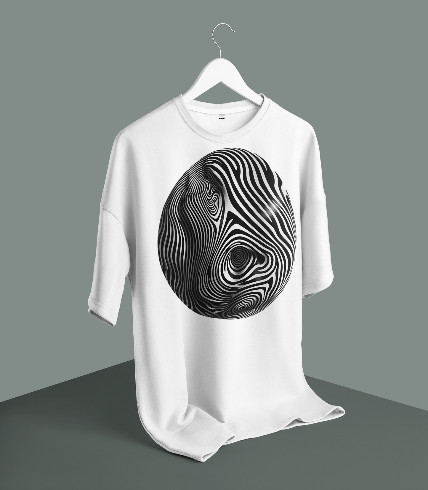 Unisex - Spiral #1  graphic oversized T-shirt