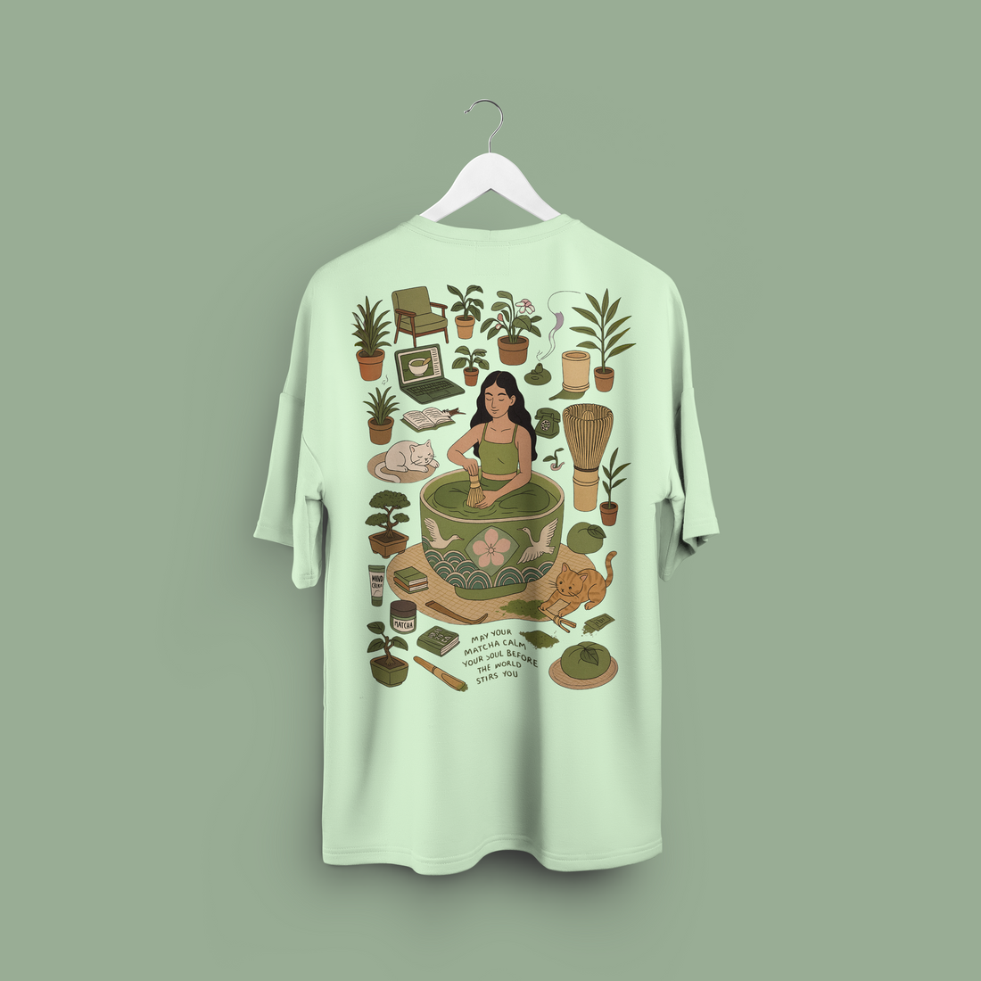 Matcha Soul - Matcha - Unisex oversized T-shirt